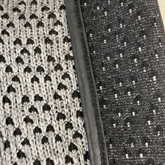 Dusak Design M Gray Black Open Knit Cardigan Art To Wear Lagenlook Hearts - Picture 7 of 9